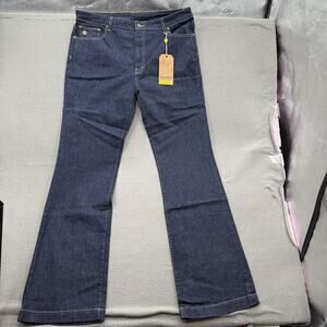 Schaefer Outfitter Dallas Jean Women's 33L Dark Indigo Bootcut Made USA Denim